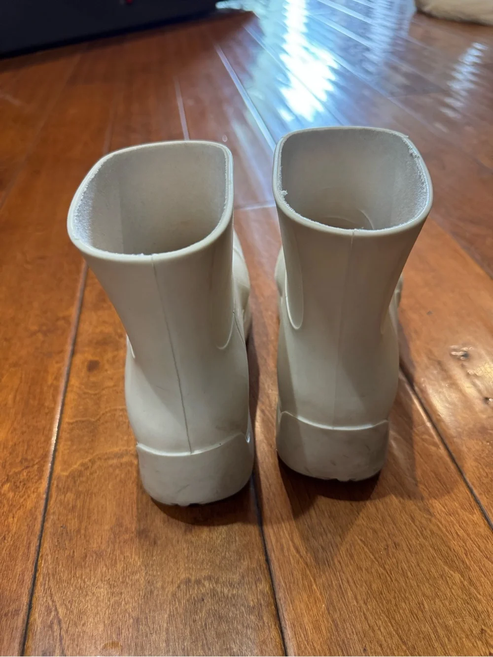 Bottega inspired puddle ankle boots